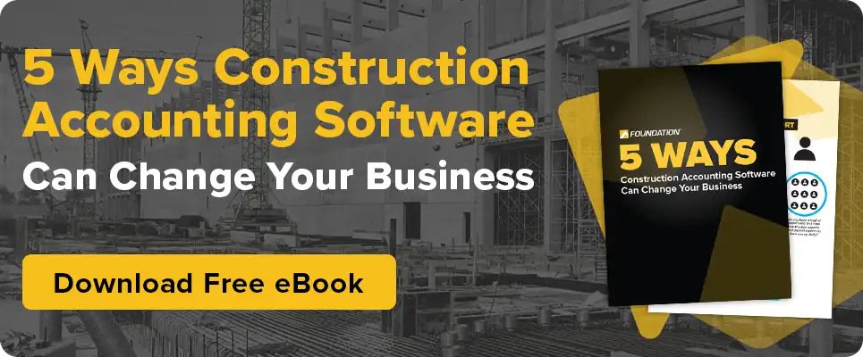 Learn the five ways construction accounting software can help your business Learn the five ways construction accounting software can help your business