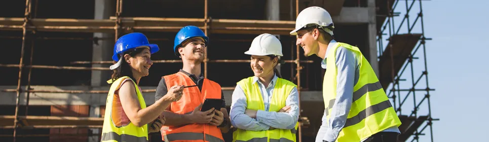 construction-contractors-reviewing-daily-construction-reports-on-the-jobsite