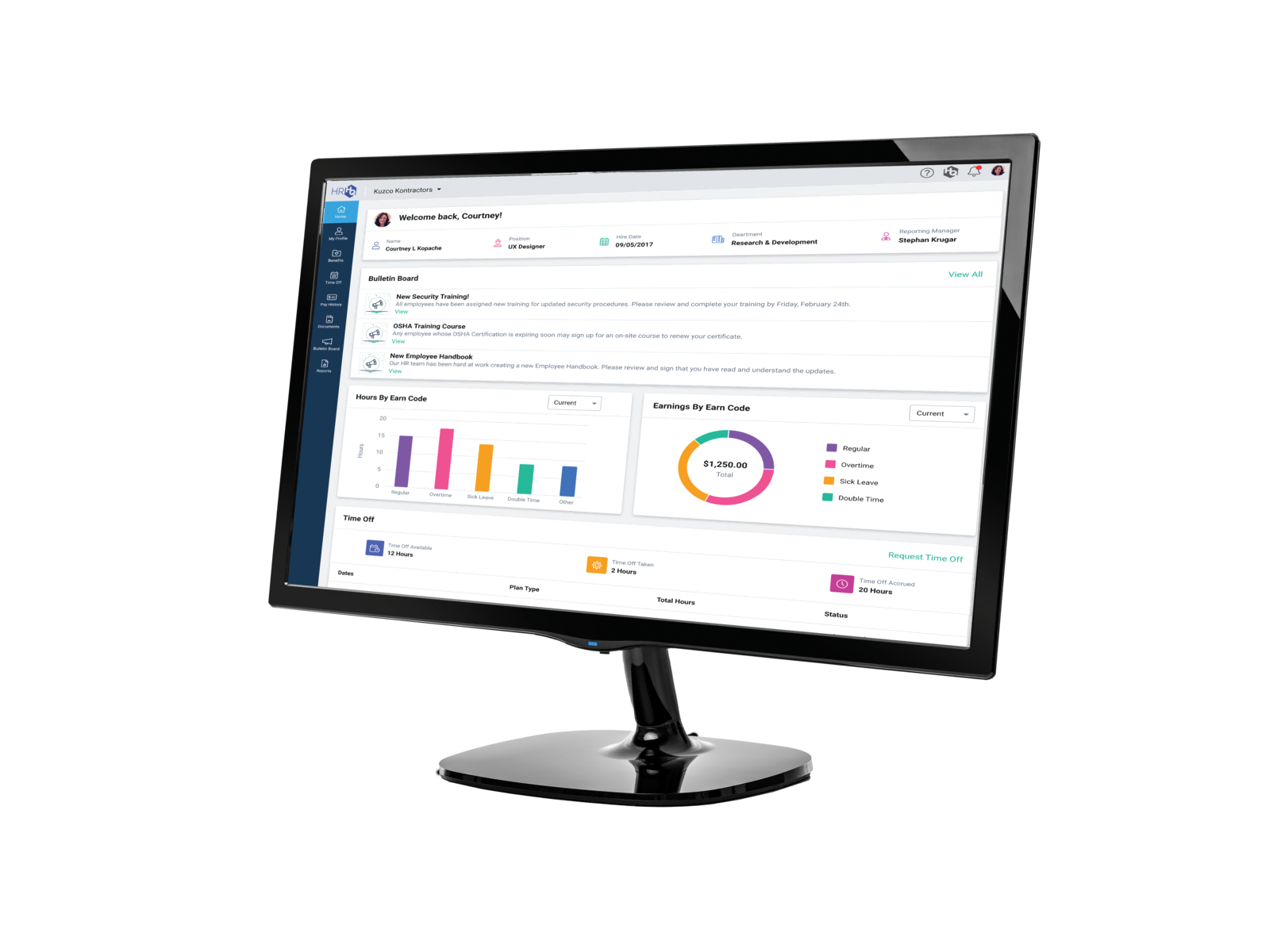 construction time tracking software on a mobile phone